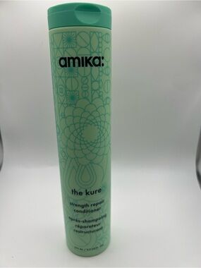 amika Mint Green Strength Repair Conditioner Bottle
